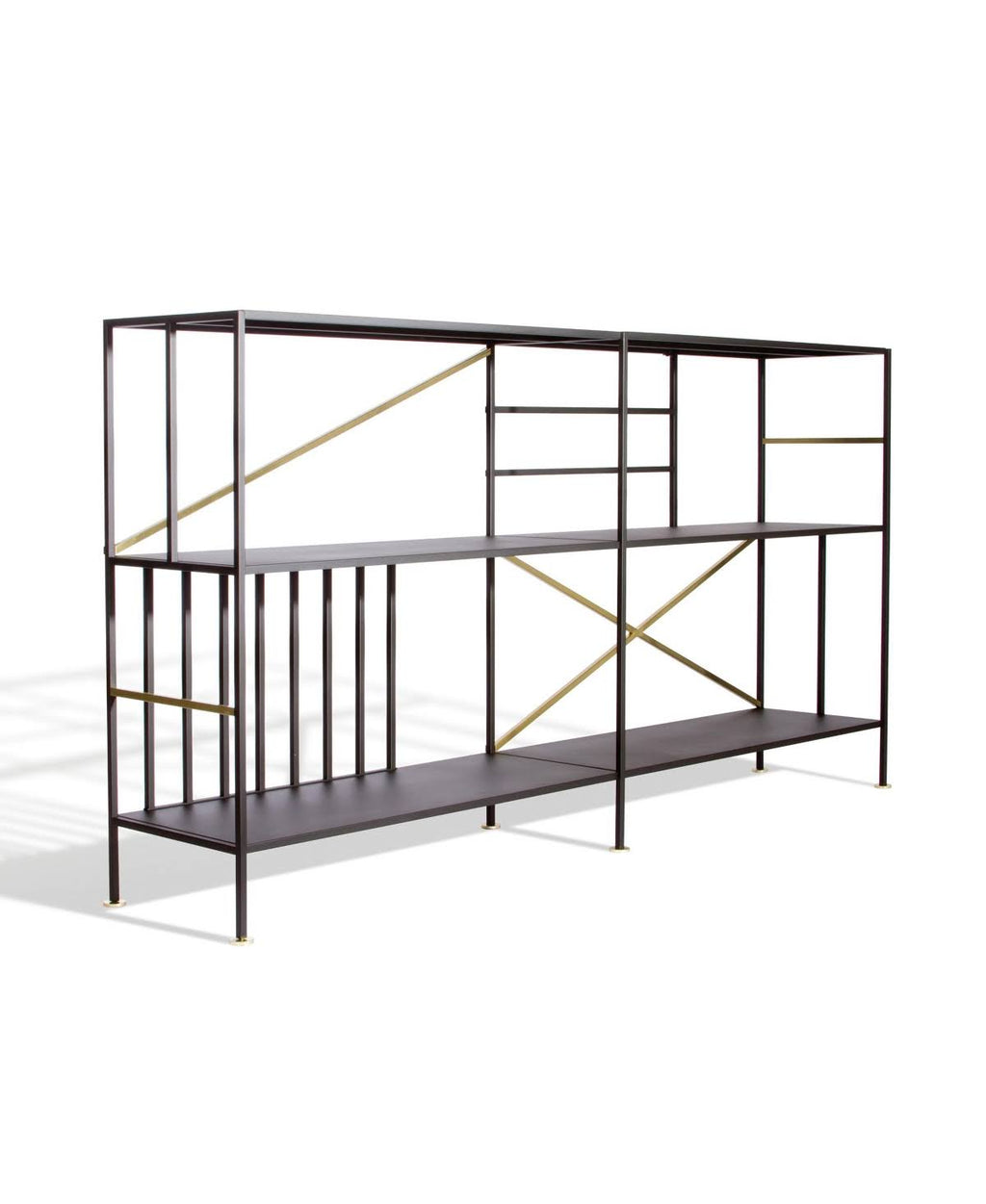 Black 2 Shelf Bookcase L79366