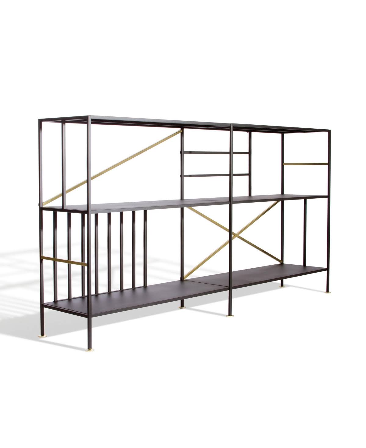 Black 2 Shelf Bookcase L79366
