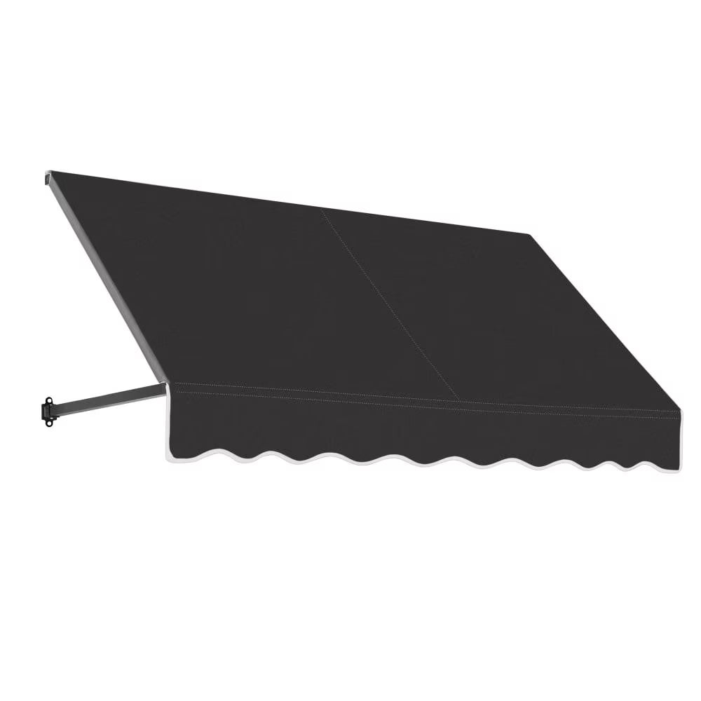 Black Acrylic Fixed Awning X510