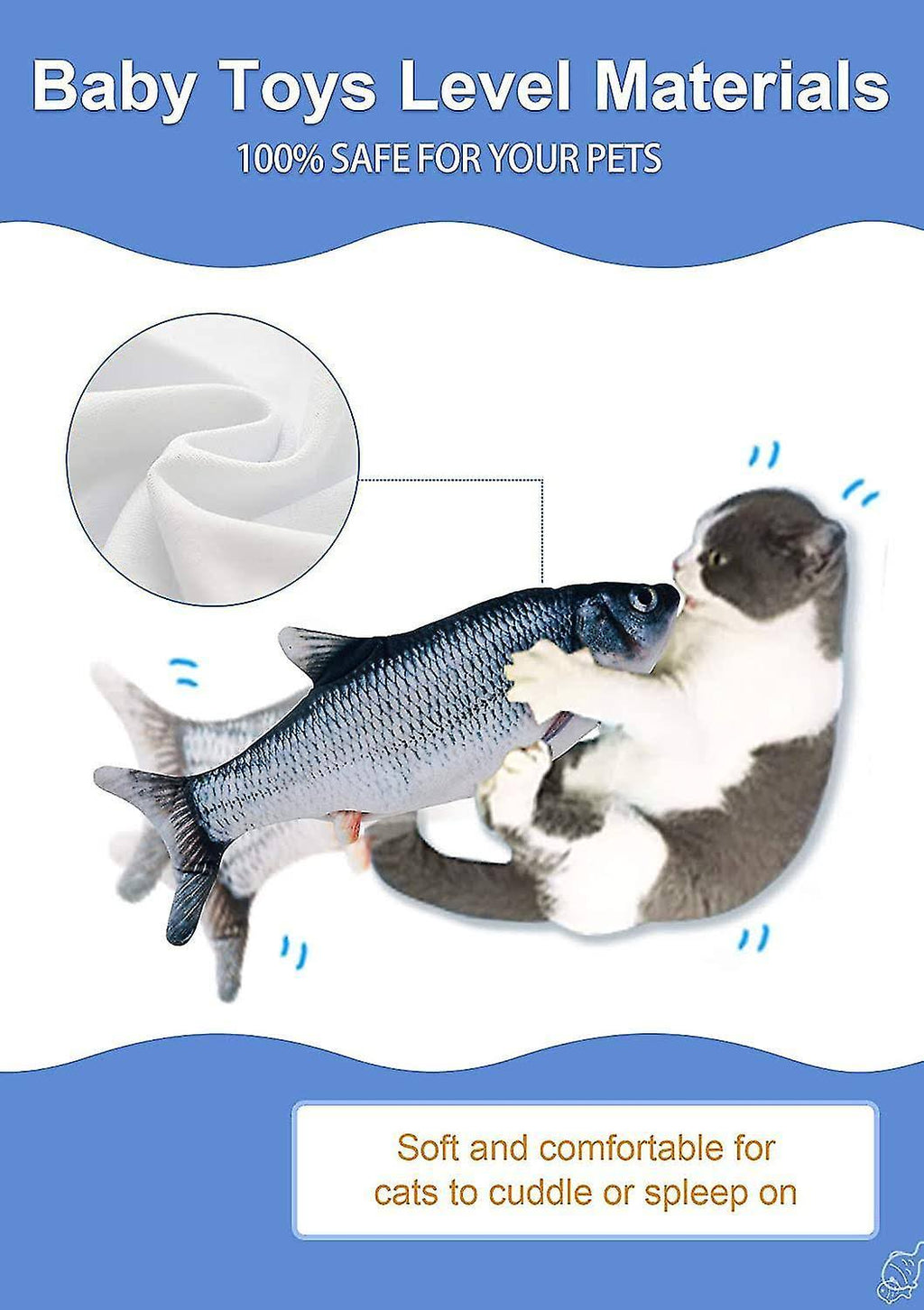 Clownfish Cat Kicker Fish Toy Q2030