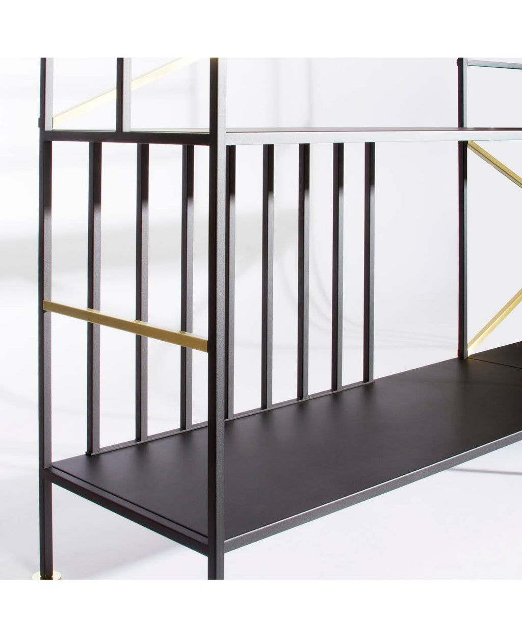 Black 2 Shelf Bookcase L79366