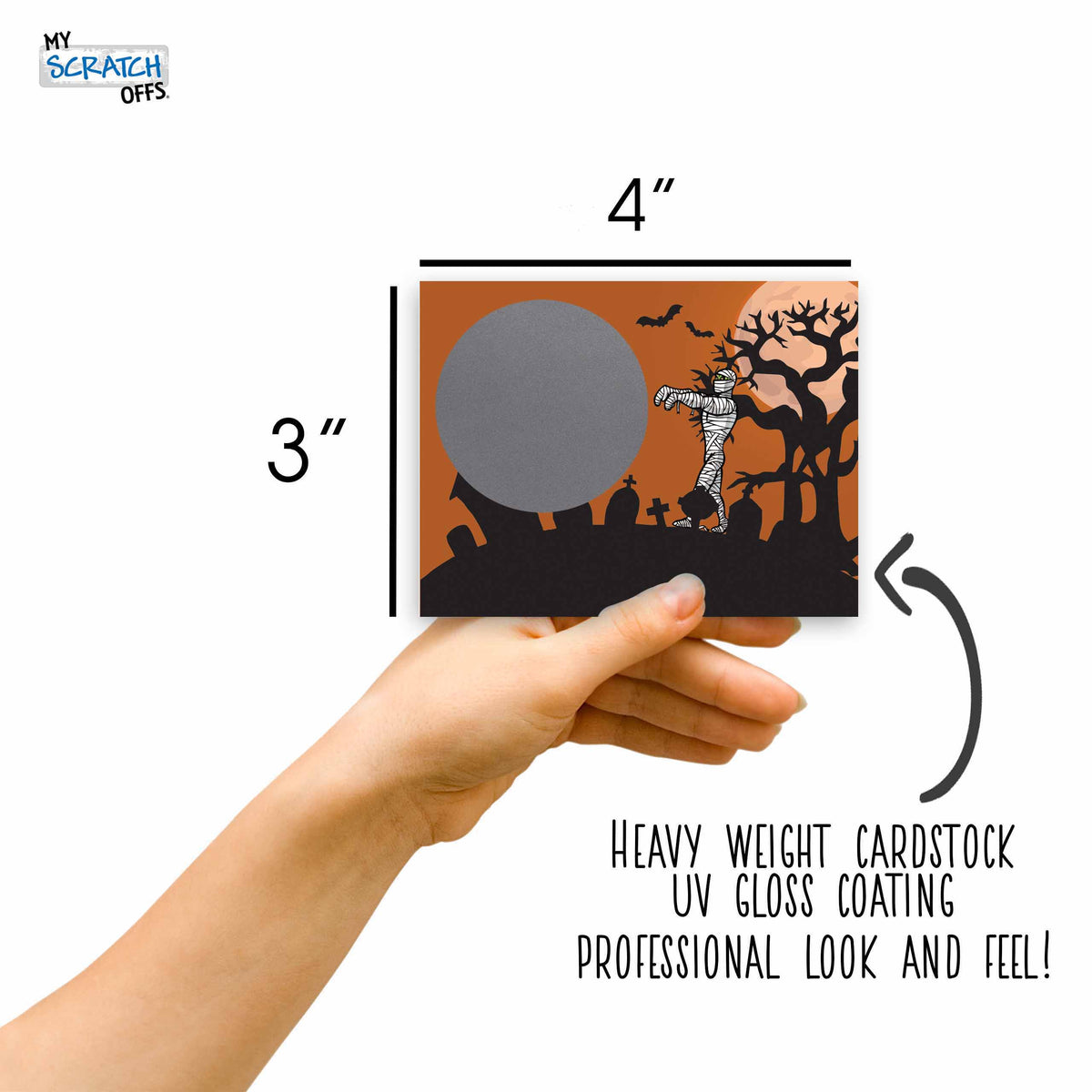 20 Pk Halloween Scratch Off Cards W981