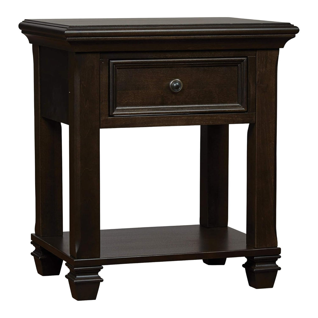 Pure White 1 Drawer Nightstand S5623