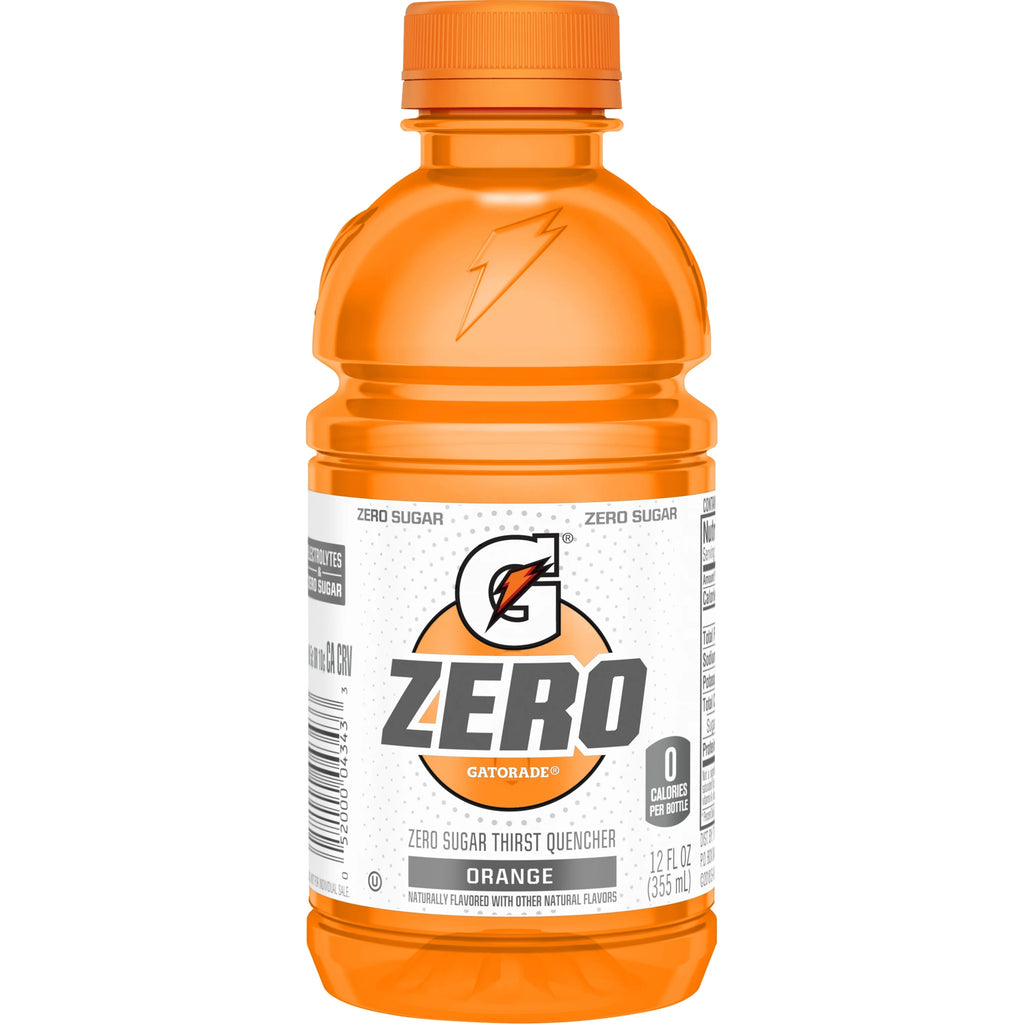 G Zero Sugar Sports Drink, 12 oz, 24 Pack Bottles X42897