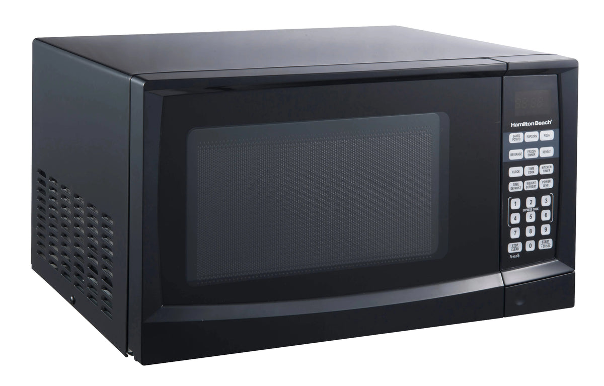 Black Digital Microwave L19796