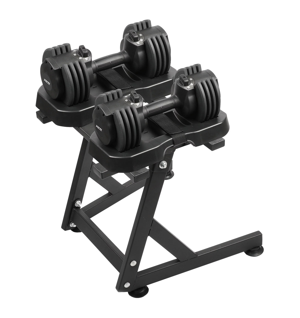 10-30lb Adjustable Dumbbell Pair with Stand P2630