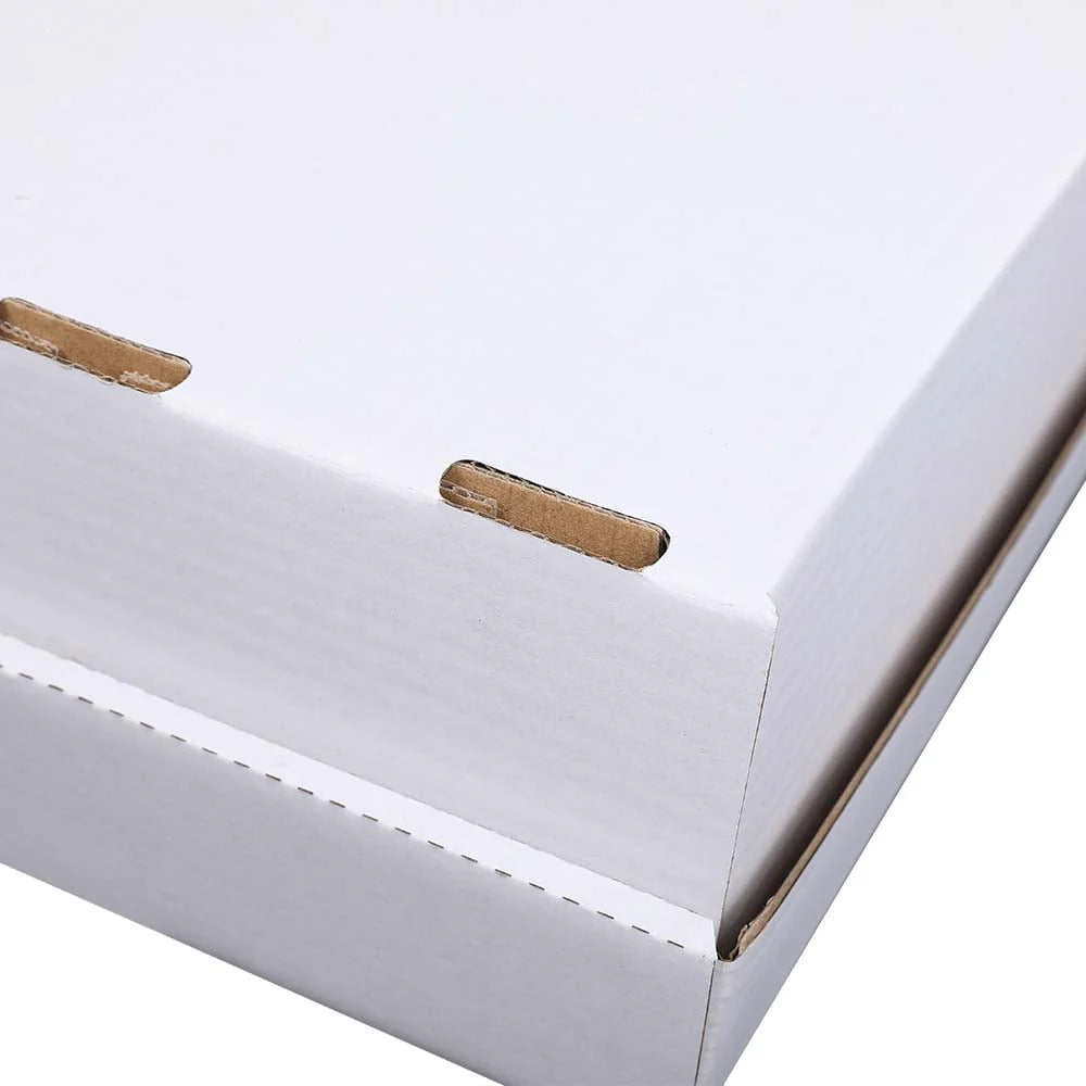 Corrugated Cardboard Card Storage Box 3000 Count White Divider O942009