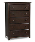 Black 5 Drawer Dresser A268244