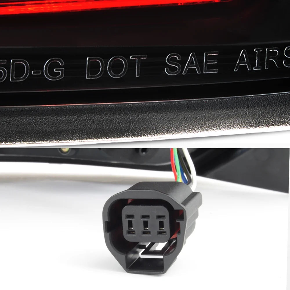 For 2012-2014 Ford Focus Hatchback LED Tail Lights Left+Right Pair Y390091