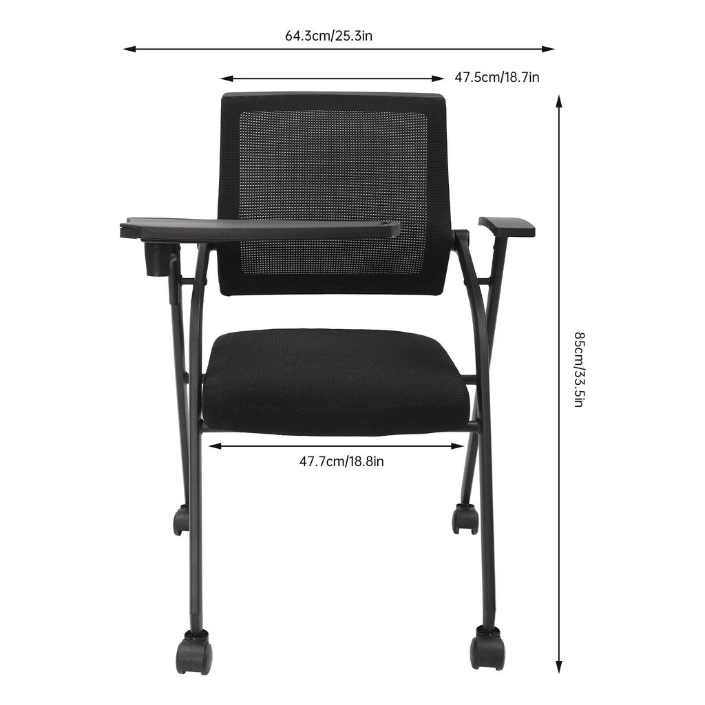 Office Reception Chair with Flip-Up Tablet Arm M3544