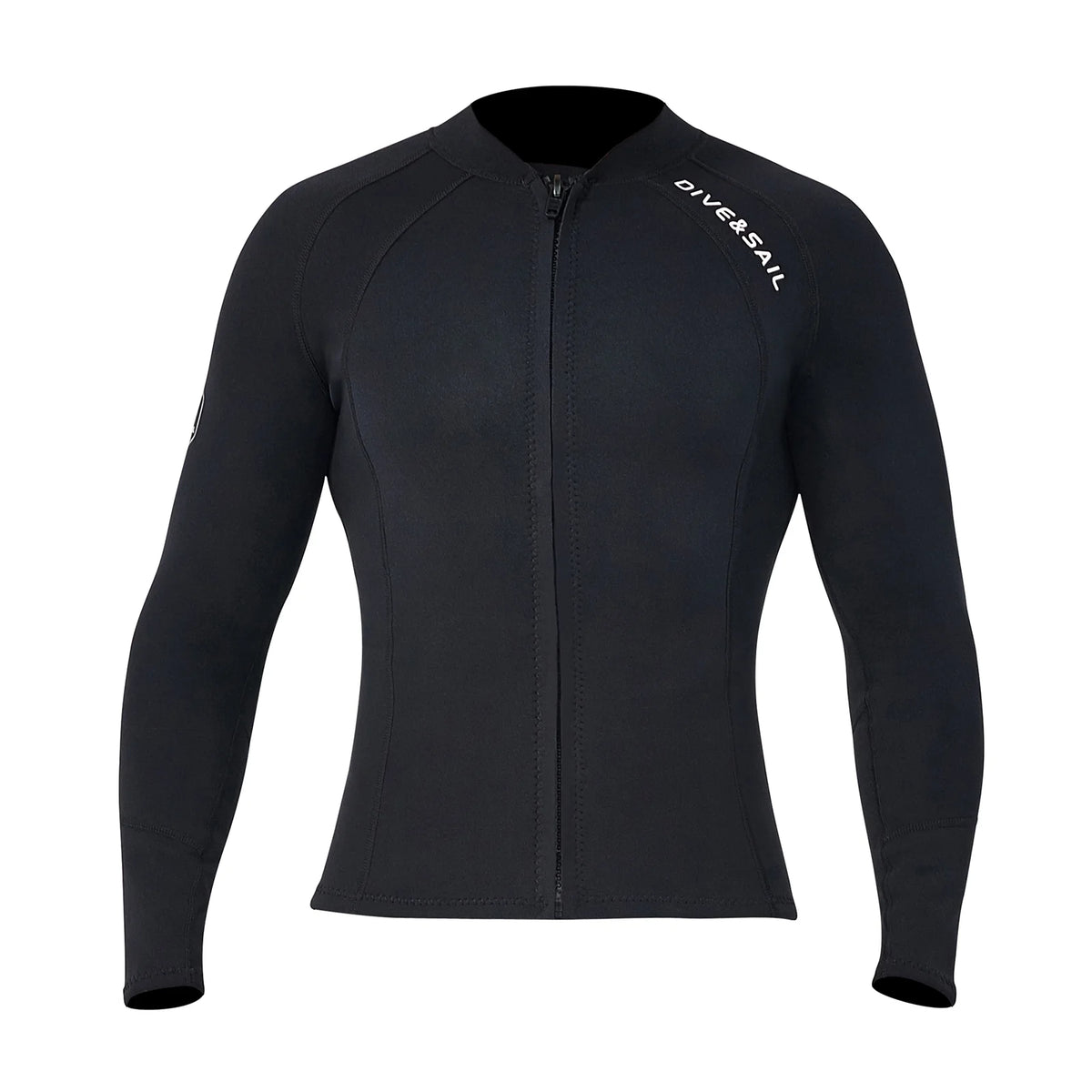 2mm Neoprene Front Zipper Wetsuits Jacket Long Sleeves Y832