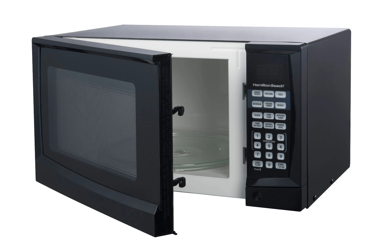 Black Digital Microwave L19796