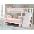 White Twin over Full Bunk Bed F978930