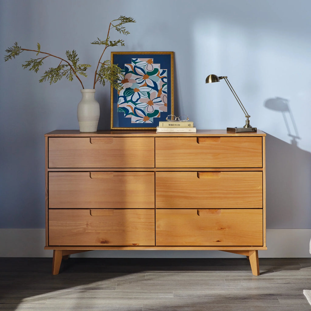 6 Drawer Solid Wood Dresser J517