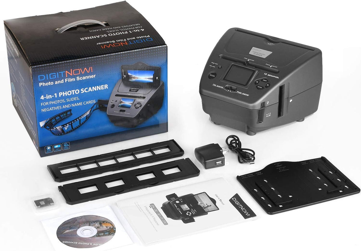 16MP Film Scanner with 2.4 LCD Screen for 35mm Slides and Negatives Q8719