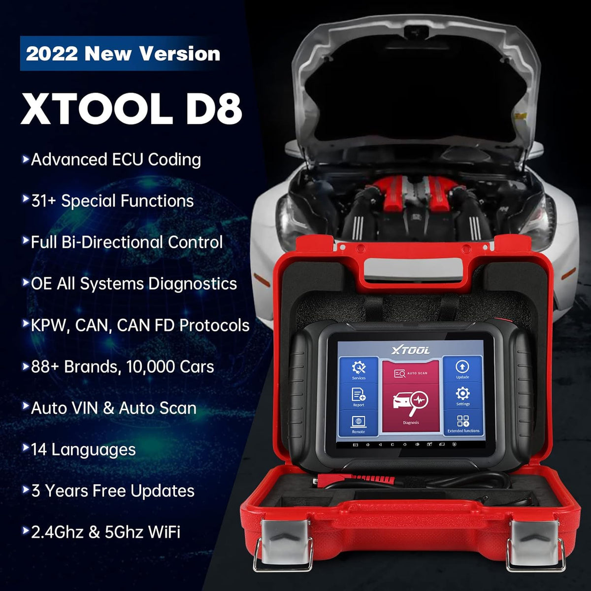 Diagnostic Scan Tool with Bi-Directional Control H291