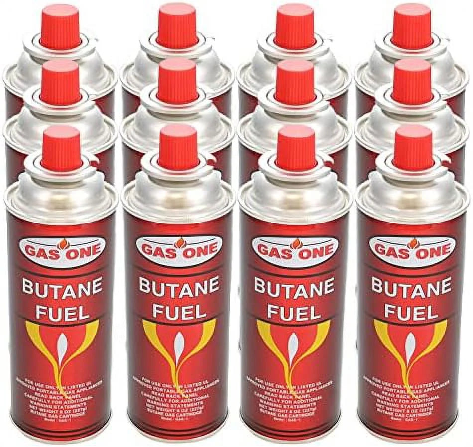 12 Pack 8Oz Camping Fuel Canisters Q294552
