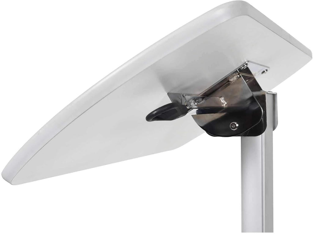 White Pneumatic Adjustable-Height Lectern V185