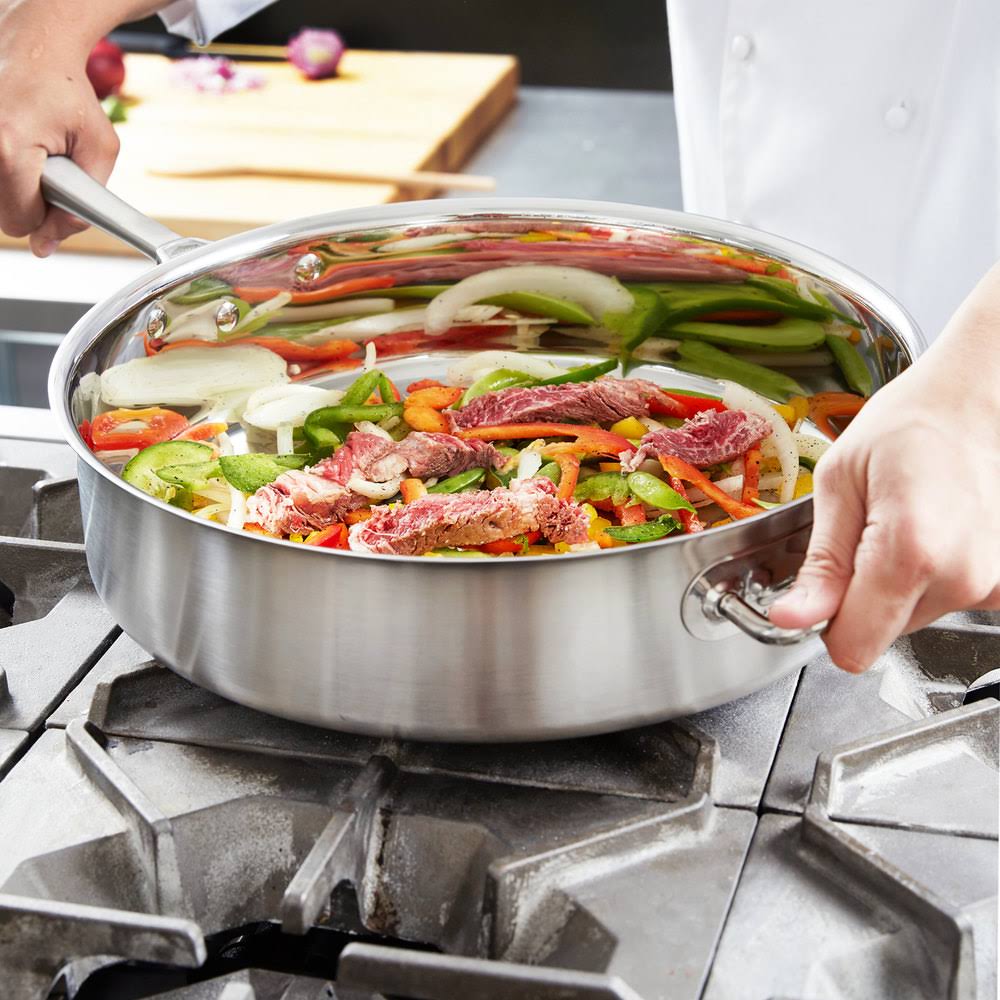 9-1/2 qt Stainless Steel Saute Pan X86261